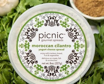 Moroccan Cilantro Cheese Spread