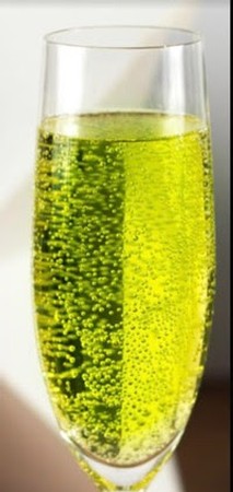 Glass Shamrock Champagne
