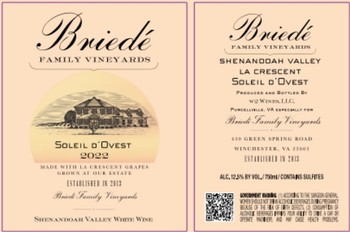 Soleil d'Ovest Estate 2022